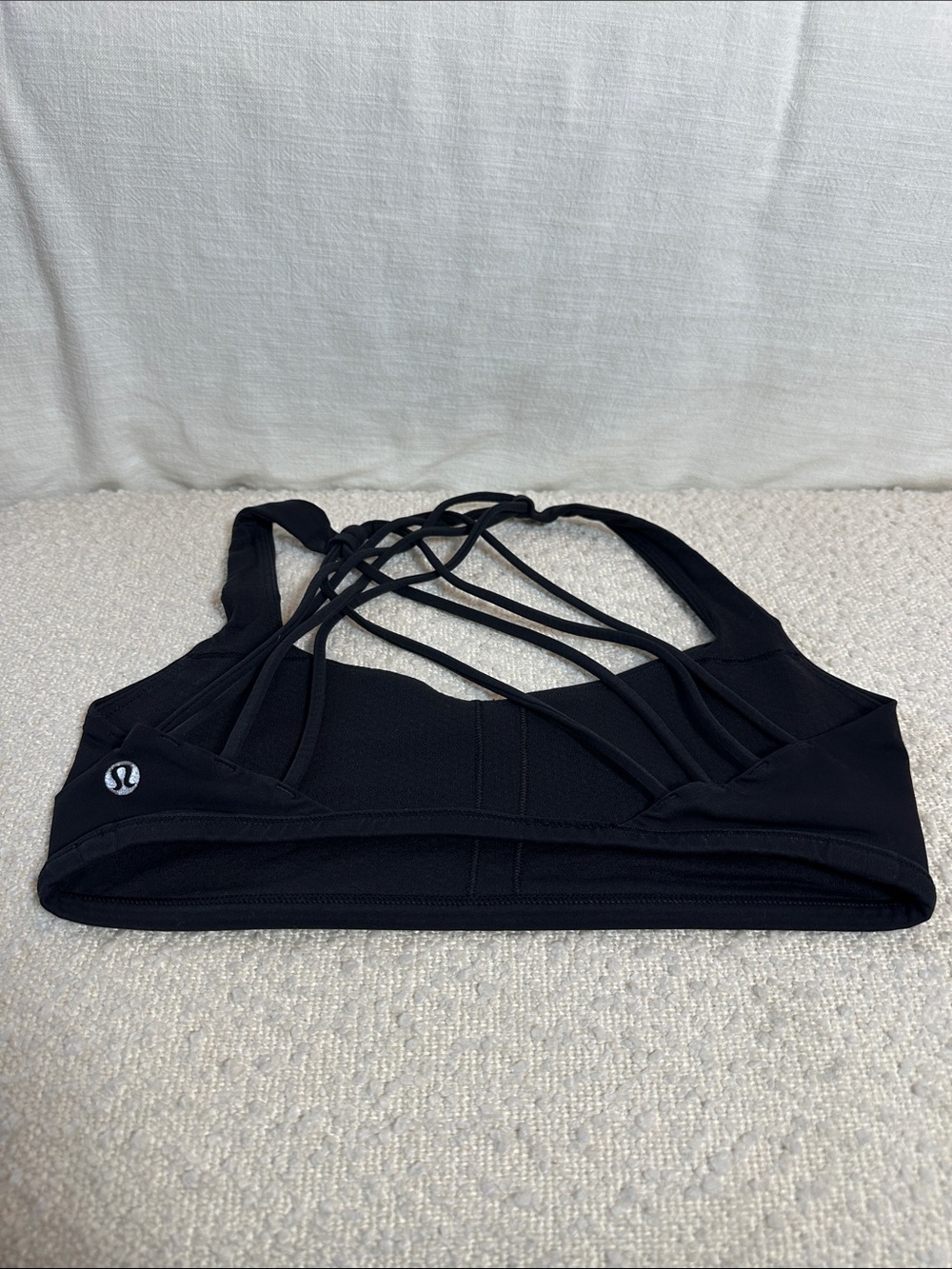 lululemon athletica Black Strappy Back Sports Bra